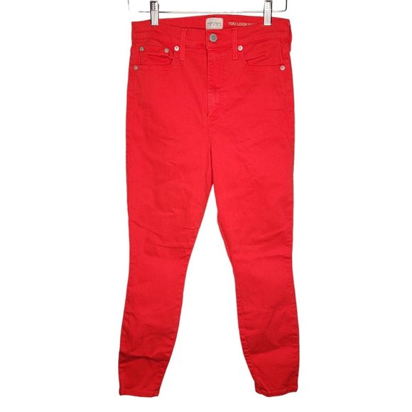 Alice + Olivia Denim - Alice +‎ Olivia Size 29 Bright Red Women's Skinny Denim Jeans